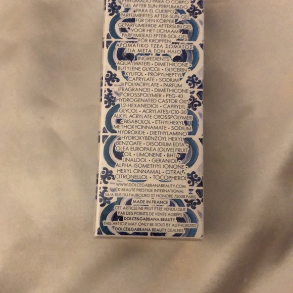 Dolce & Gabbana Light Blue Summer Gel Pour Homme After Sun Fragrance Gel NIB - Picture 12 of 12